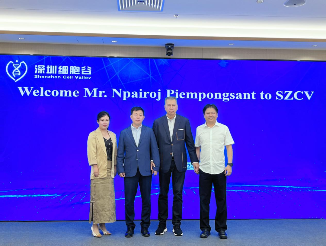泰國(guó)商業(yè)大亨Npairoj Piempongsant訪問(wèn)深圳細(xì)胞谷